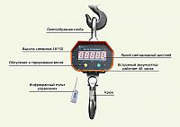 Крановые весы с управлением по инфракрасному каналу 10ВК-ИК