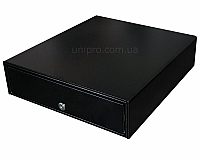 Металлический денежный ящик HPC-13S push-push  черный цвет 