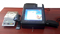DPT-POS-UNIPRO-12.1 POS-терминал со встроенным принтером 80мм и индикатором клиента