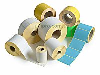 Термоетикетка, термотрасферна етикетка в асортименті